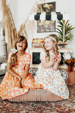 SALE You're a Peach S/S Pocket Twirl Dress-Mila & Rose ®