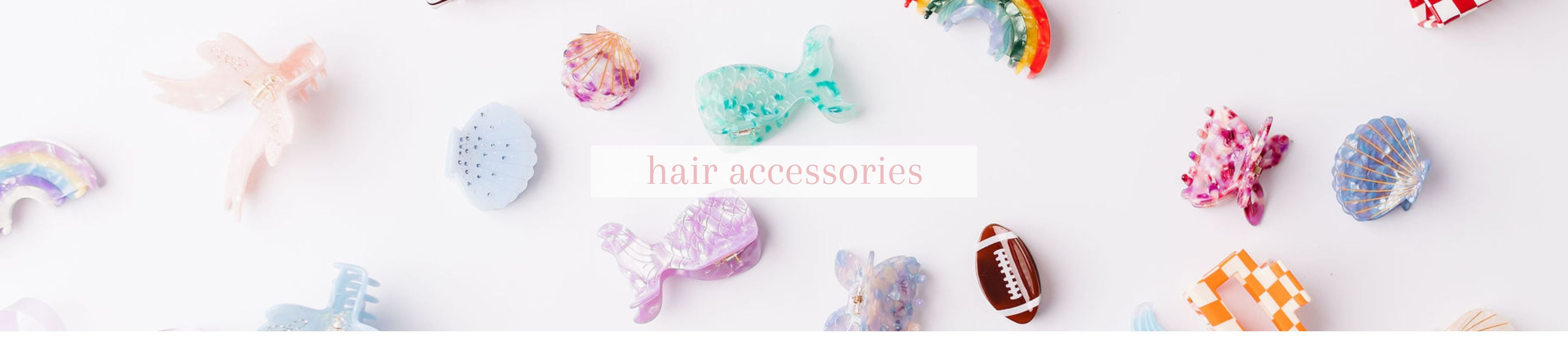 girls claw clips and hair accessories