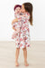 Footballs & Flowers 3/4 Sleeve Pocket Twirl Dress-Mila & Rose ®