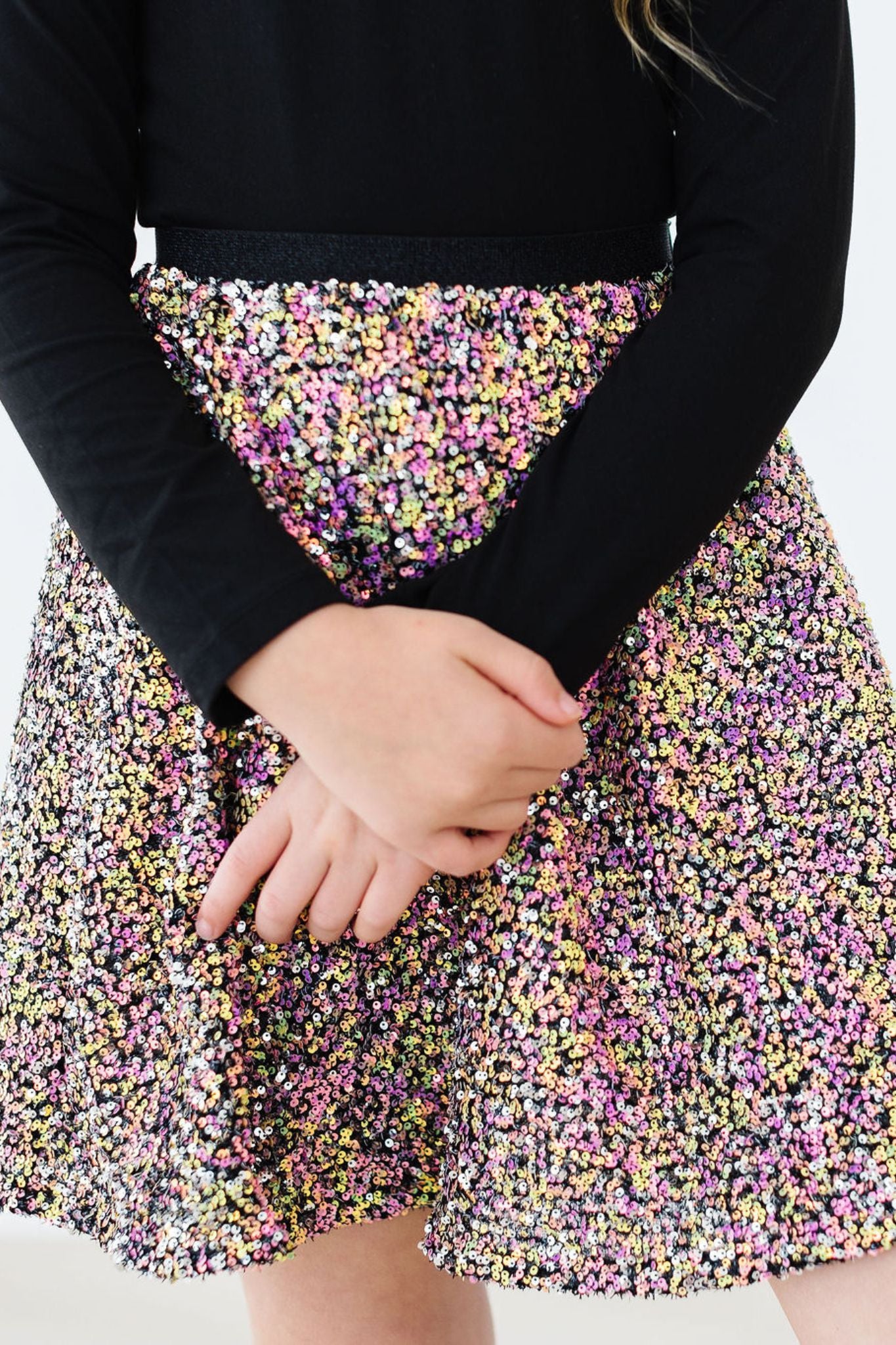 Chunky Sequin Mini Skirt – Me&B