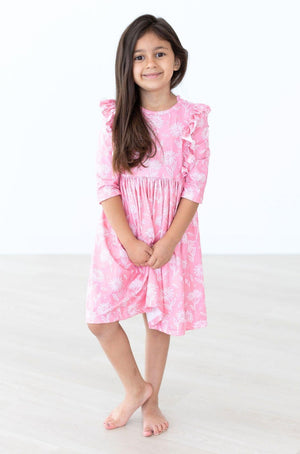 Dahlia Doodles Ruffle Twirl Dress-Mila & Rose ®