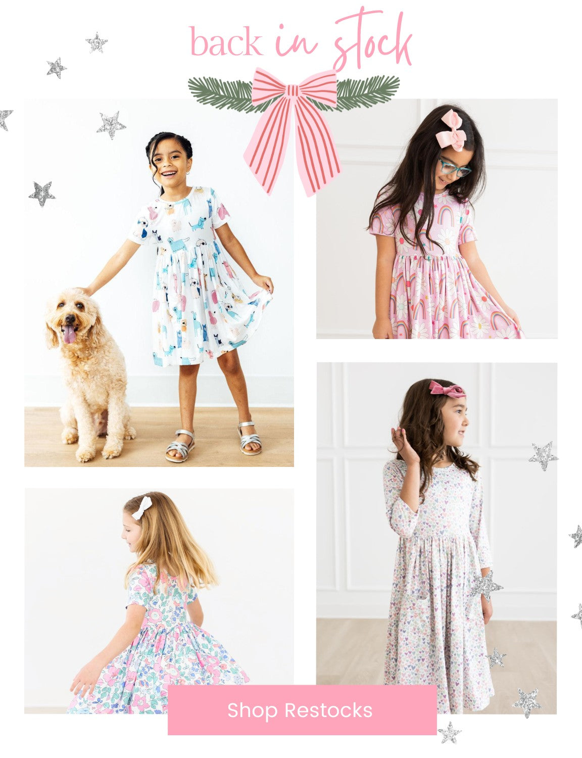 mila and rose girls twirl dresses