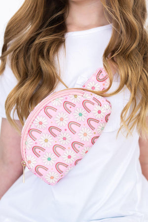 Rainbow Daisies Belt Bag-Mila & Rose ®