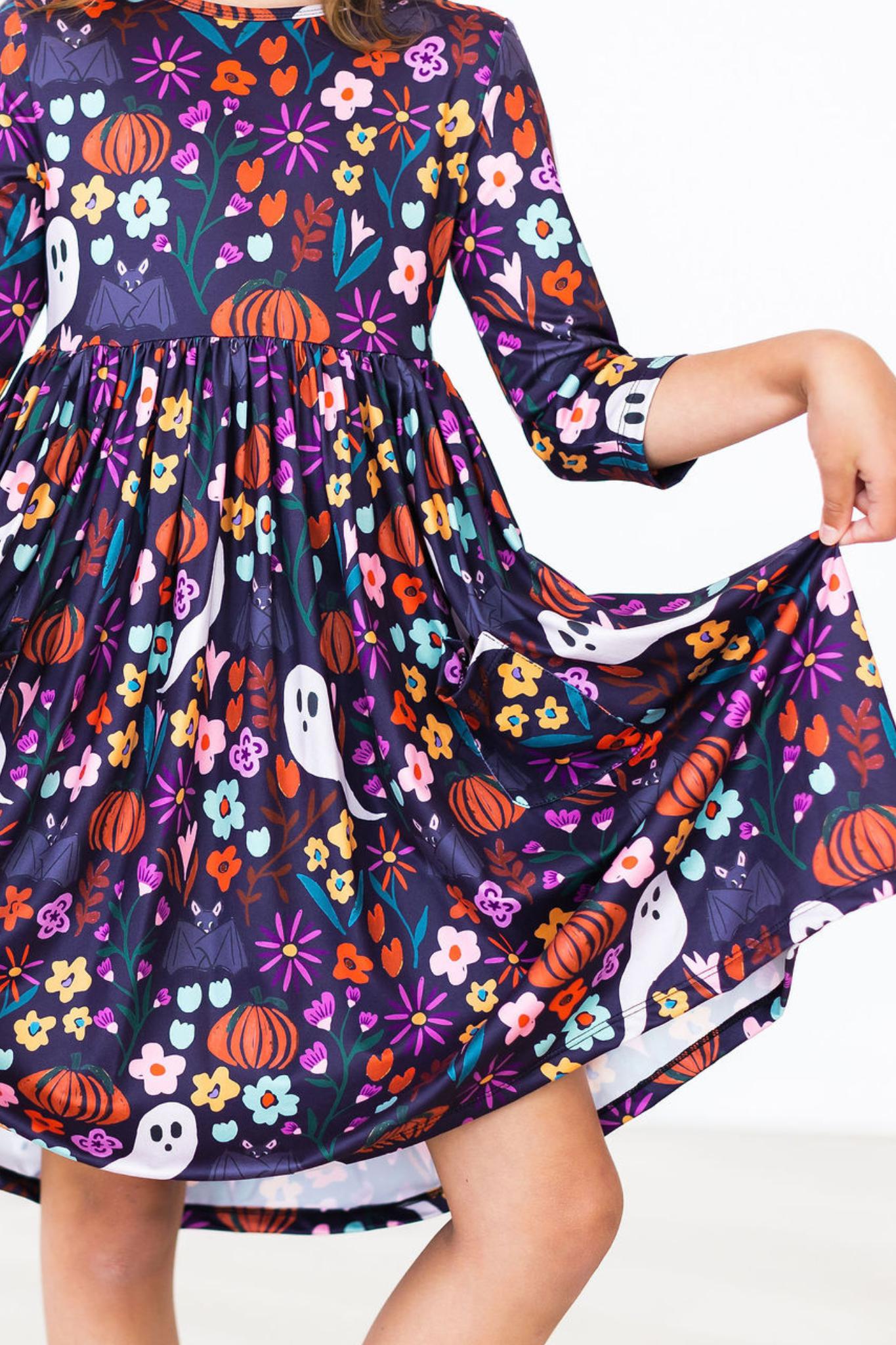 Fangtastic Pocket Twirl Dress-Mila & Rose ®