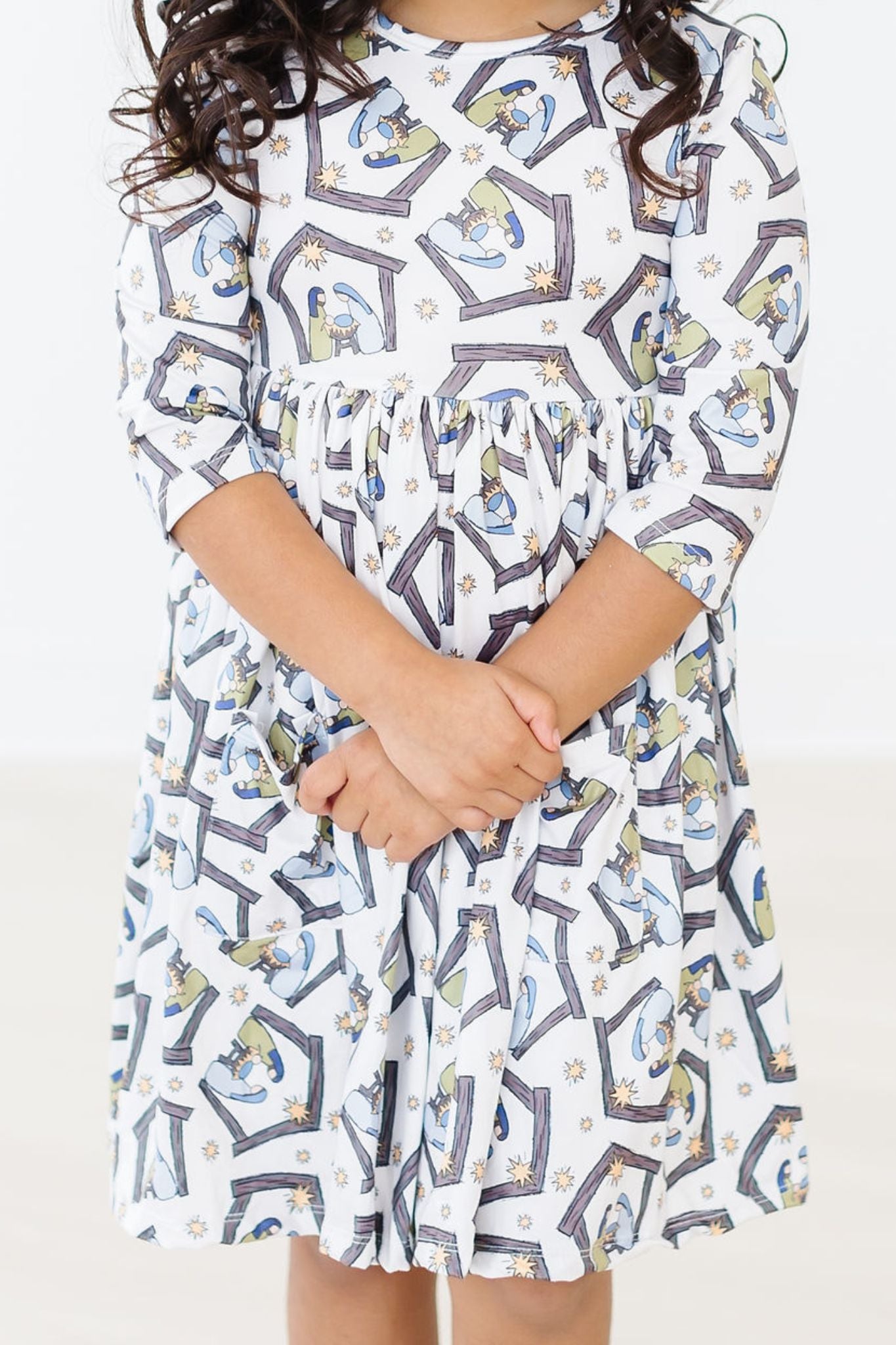 SALE Nativity Pocket Twirl Dress-Mila & Rose ®