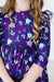 Violets in Bloom Ruffle Twirl Dress-Mila & Rose ®