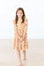 Golden Blooms Ruffle Twirl Dress-Mila & Rose ®
