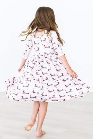 Happy Howl-oween Pocket Twirl Dress-Mila & Rose ®