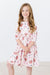 Art Class 3/4 Sleeve Pocket Twirl Dress-Mila & Rose ®