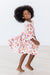 Falling Leaves 3/4 Sleeve Pocket Twirl Dress-Mila & Rose ®