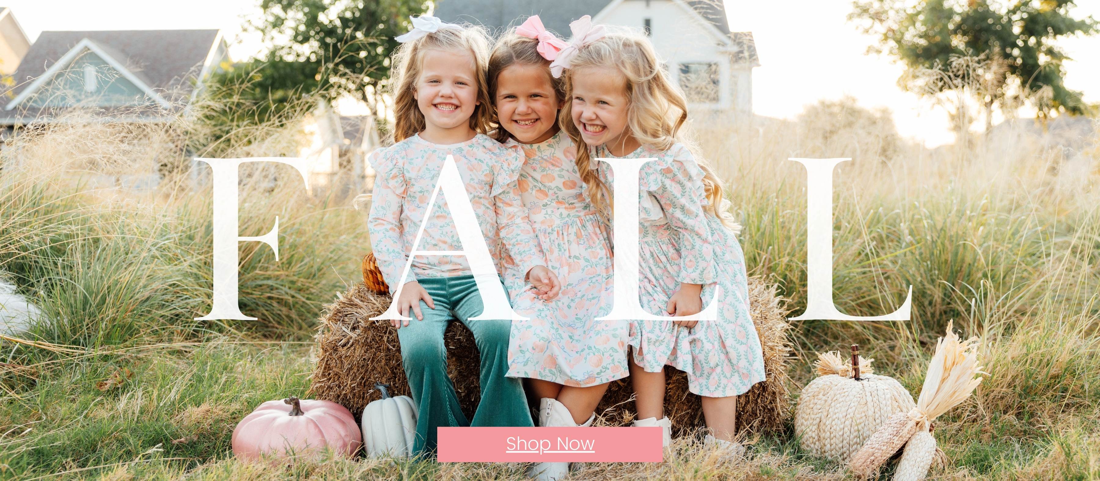 mila and rose girls fall pumpkin dresses