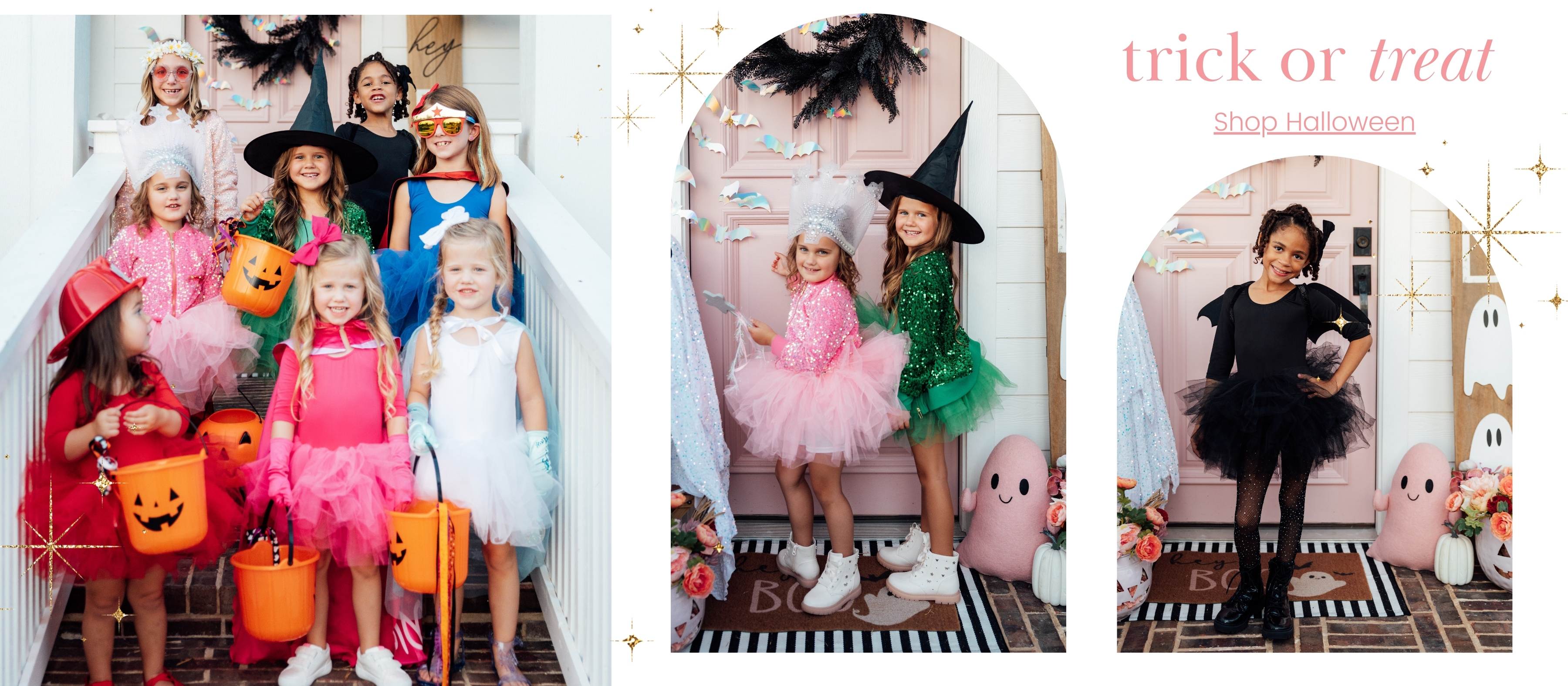mila and rose girls halloween costumes and dresses