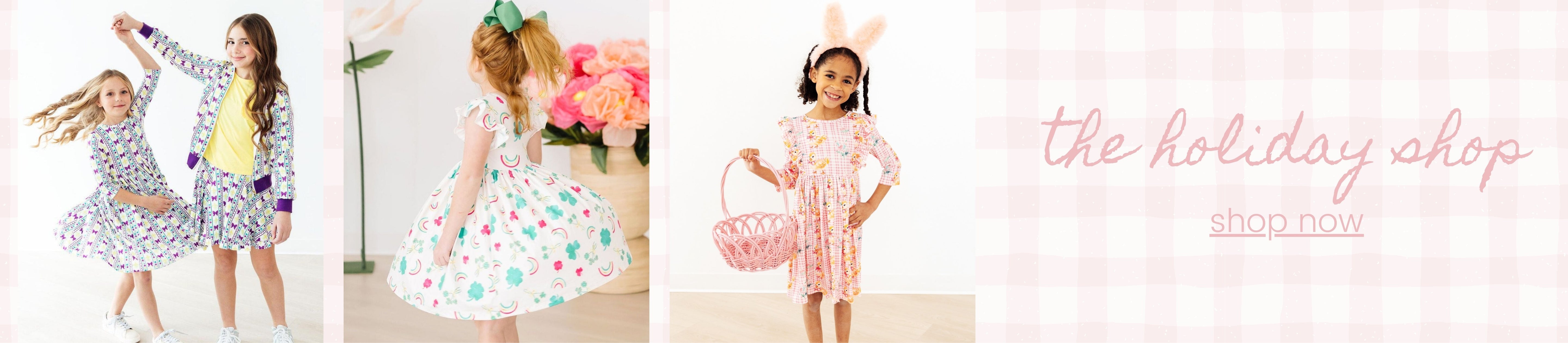 little girls spring holiday dresses easter