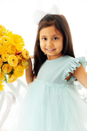 Sage Shimmer Tutu Dress-Mila & Rose ®