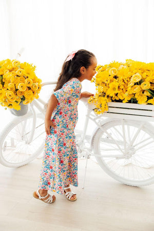 Fluttering Flowers Wide Leg Jumpsuit-Mila & Rose ®