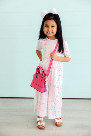 Fancy Florals Wide Leg Jumpsuit-Mila & Rose ®
