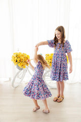 Darling Daisies Smocked Ruffle Dress-Mila & Rose ®