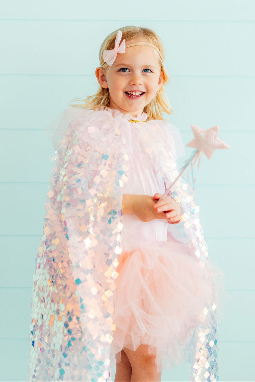 Ballet Pink Sequin Cape-Mila & Rose ®