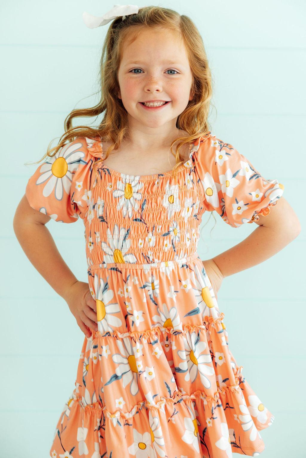 Daisy Darling Smocked Ruffle Dress 3T Daisy Darling Smocked Ruffle Dress 3T