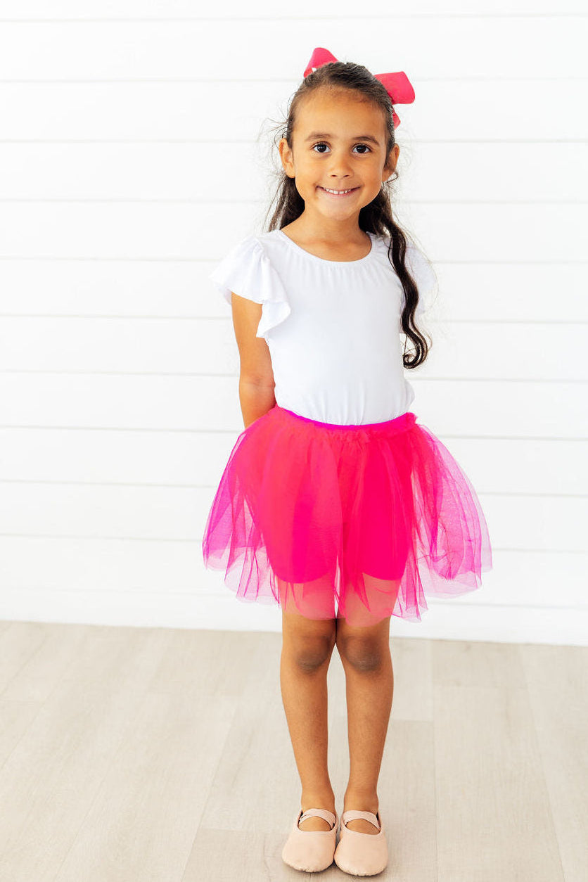 Hot Pink Tutu Shorts-Mila & Rose ®