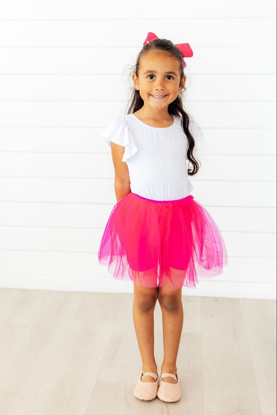 Hot Pink Tutu Shorts-Mila & Rose ®