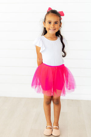 Hot Pink Tutu Shorts-Mila & Rose ®
