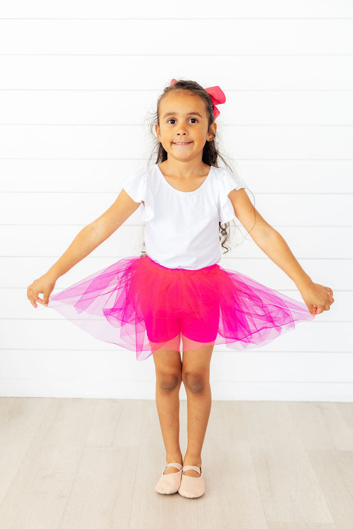 Hot Pink Tutu Shorts-Mila & Rose ®