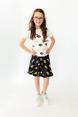(S) Iowa Black Tigerhawk Twirl Skort-Mila & Rose ®