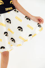 Iowa White Tigerhawk Twirl Skort-Mila & Rose ®