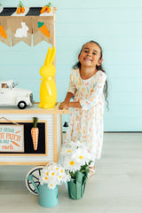 Sunny Bunnies 3/4 Sleeve Pocket Twirl Dress-Mila & Rose ®