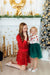 Red Velvet Sequin Twirl Skort-Mila & Rose ®