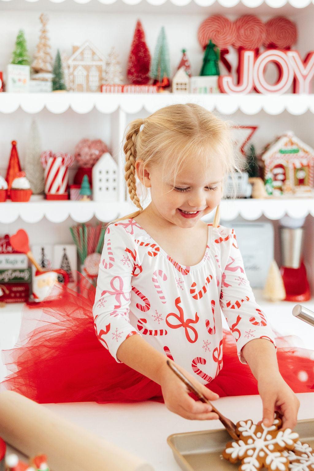 Candy Cane Lane 3/4 Tutu Leotard-Mila & Rose ®