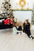 Black/Coconut Bow Cozy Cardigan-Mila & Rose ®
