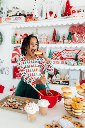 Fa la la L/S Tutu Dress-Mila & Rose ®