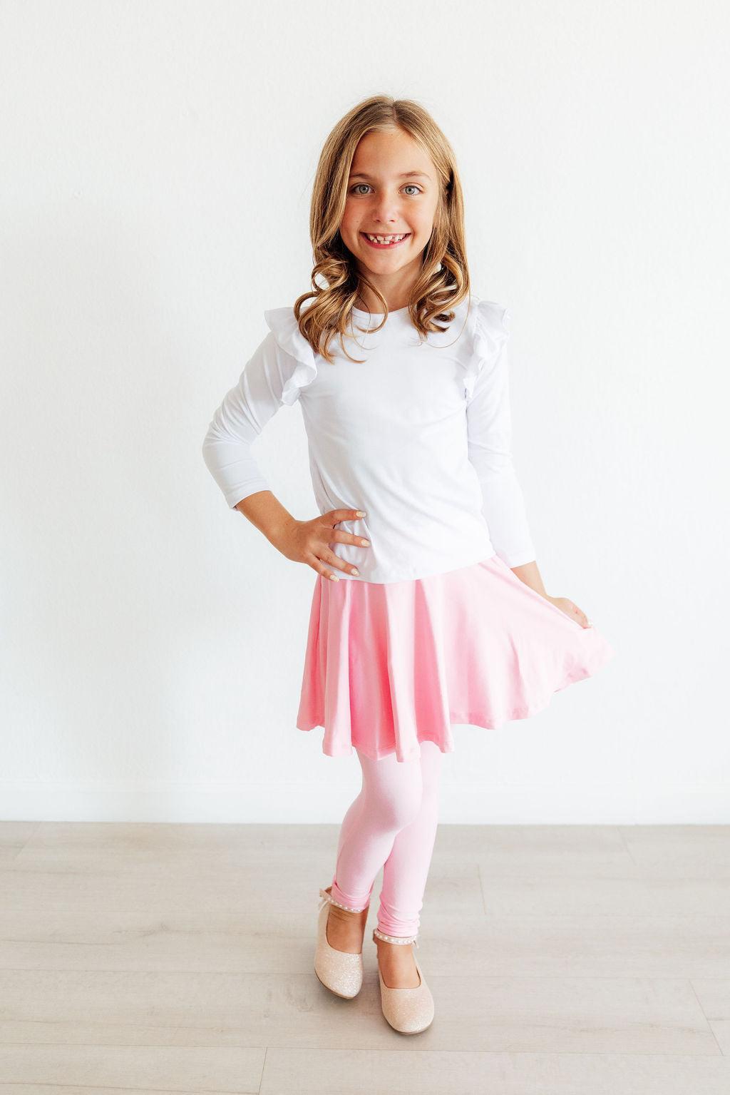 Bubblegum Pink Twirl Skegging-Mila & Rose ®