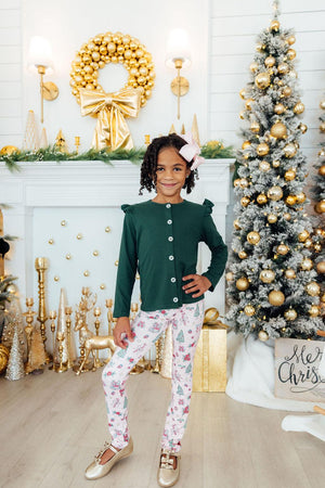 Spruce Ruffle Cardigan-Mila & Rose ®