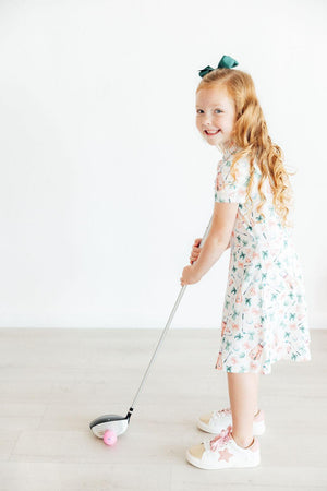 Birdies & Bows S/S Polo Dress-Mila & Rose ®