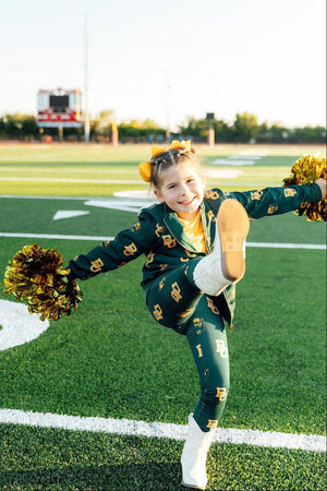 Baylor Green Bear Leggings-Mila & Rose ®