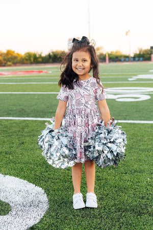 SALE Cheer S/S Pocket Twirl Dress-Mila & Rose ®