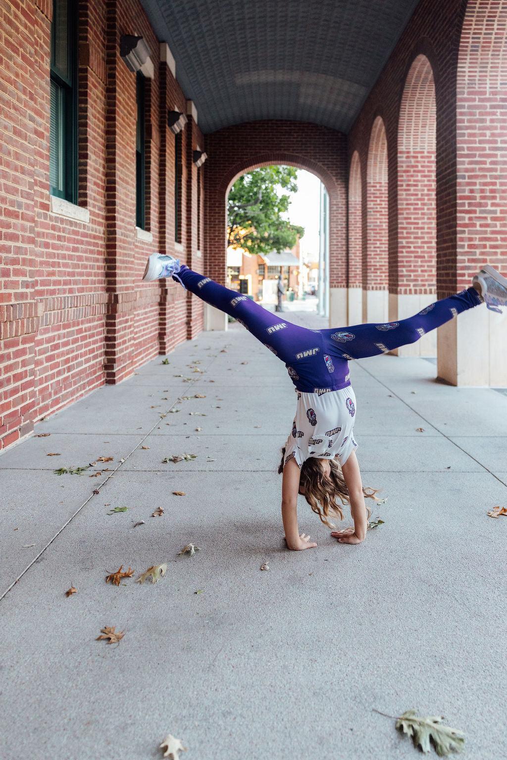 JMU Purple Duke Dog Leggings-Mila & Rose ®