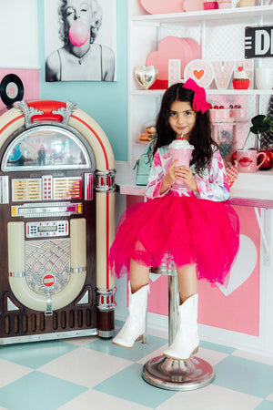 Light Hearted L/S Tutu Dress-Mila & Rose ®