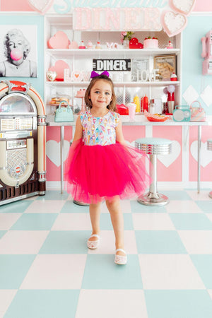 Rainbow Sweets Tank Tutu Dress-Mila & Rose ®