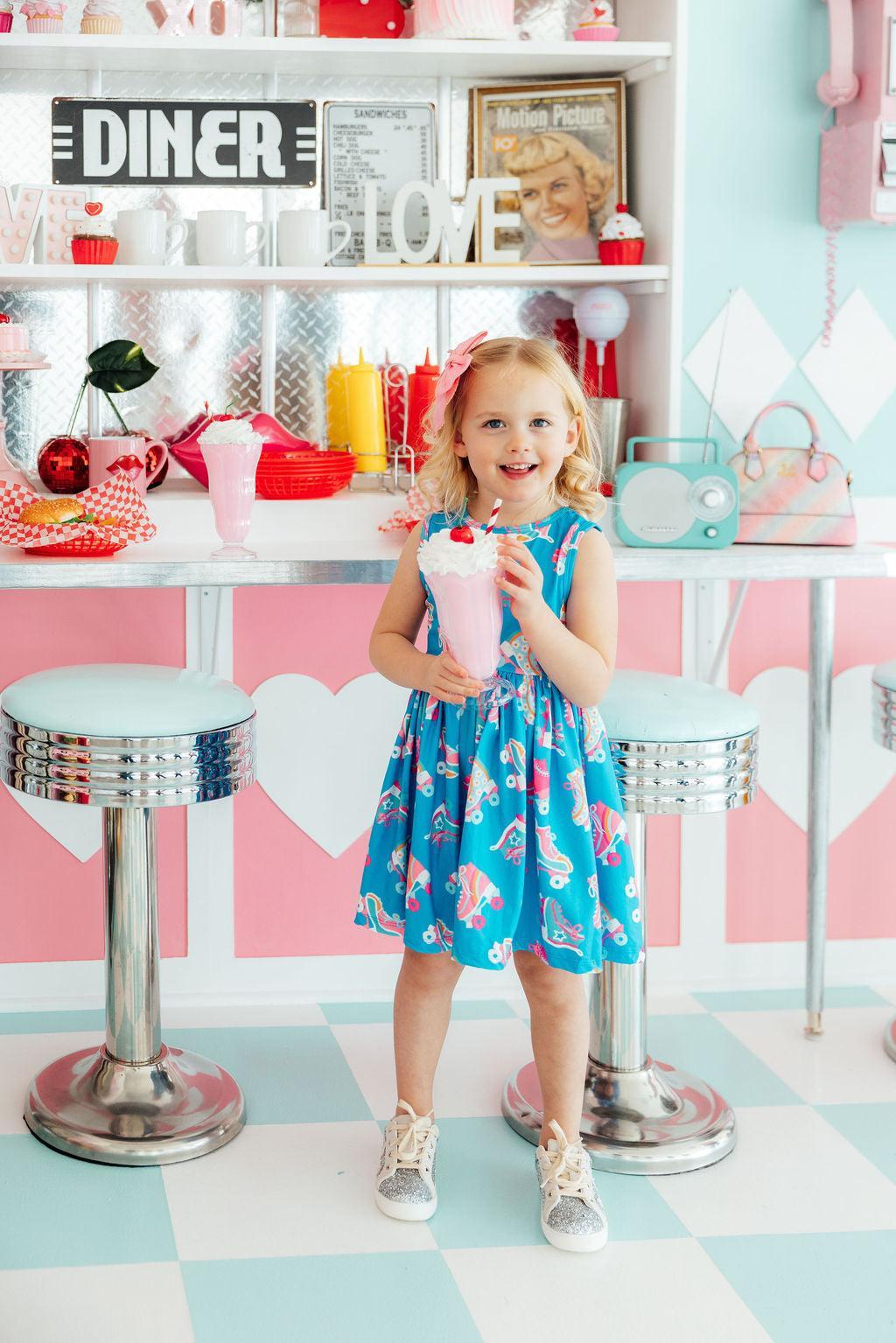 Let the Good Times Roll Tank Twirl Dress-Mila & Rose ®