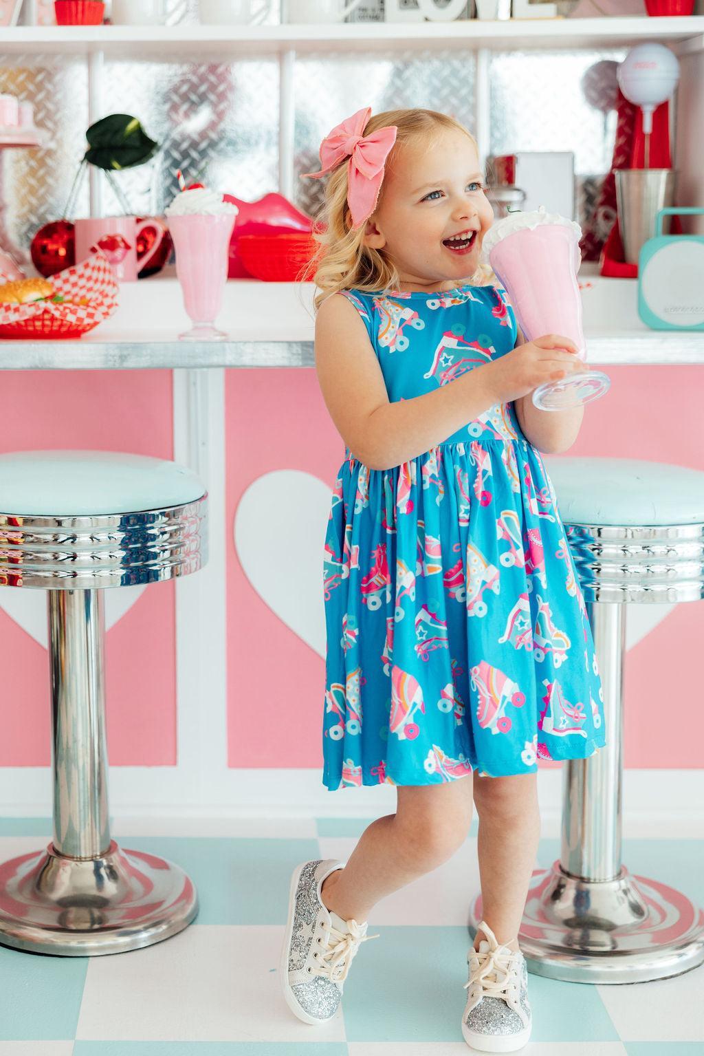 Let the Good Times Roll Tank Twirl Dress-Mila & Rose ®