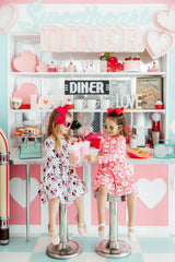 Cutie Cat L/S Pocket Twirl Dress-Mila & Rose ®