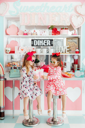 Love You Spots L/S Pocket Twirl Dress-Mila & Rose ®