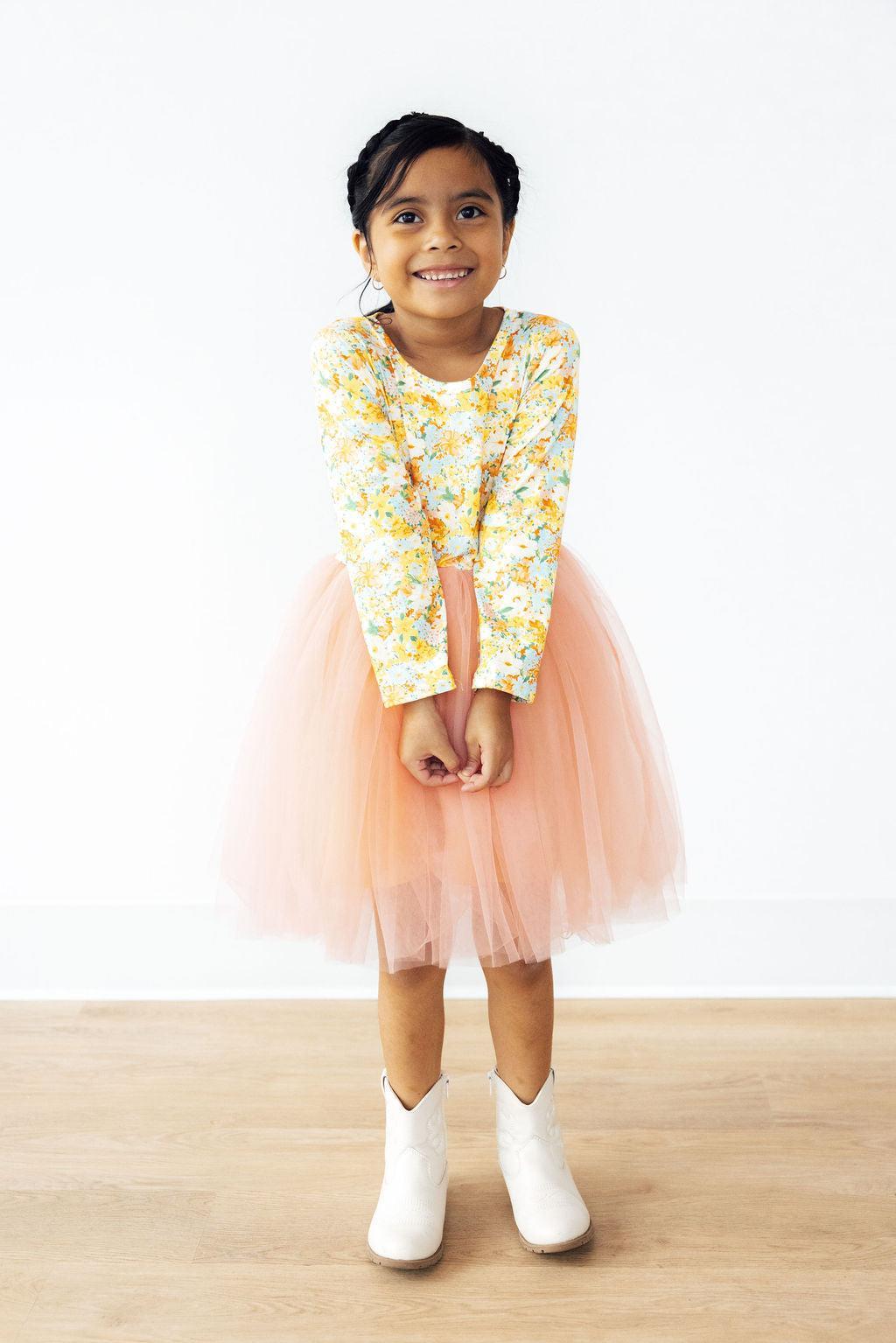 Wild Paintbrushes L/S Tutu Dress-Mila & Rose ®
