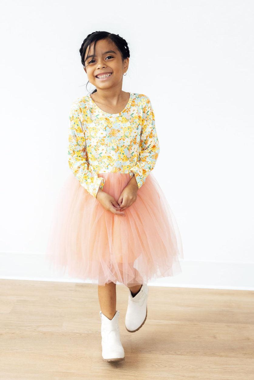 Wild Paintbrushes L/S Tutu Dress-Mila & Rose ®