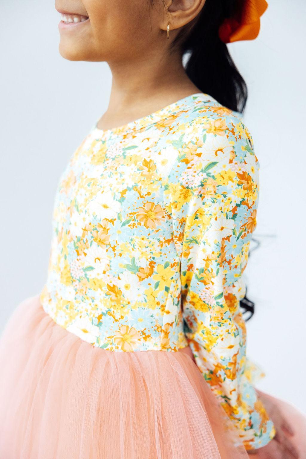 Wild Paintbrushes L/S Tutu Dress-Mila & Rose ®
