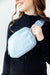 (S) Light Blue Fleece Belt Bag-Mila & Rose ®